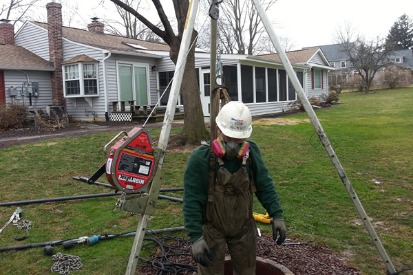 Septic System Repairs / Confined Space Entry