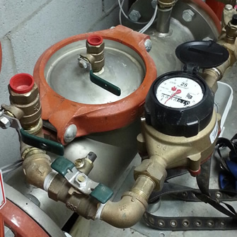 Backflow Fire Suppressant